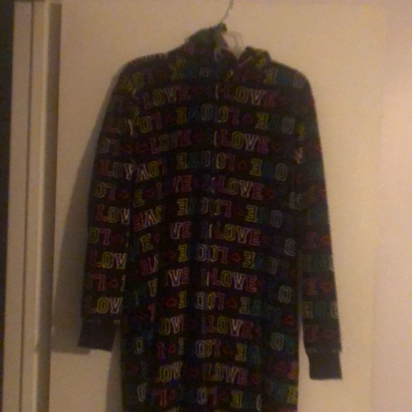 Warm onesie pajamas with hood - Picture 1 of 3